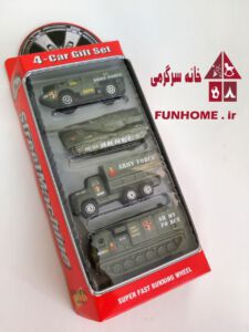 ست ماشین فلزی 4 تایی
