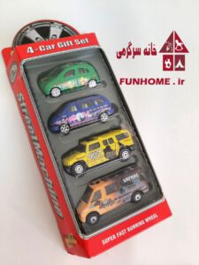 ست ماشین فلزی 4 تایی
