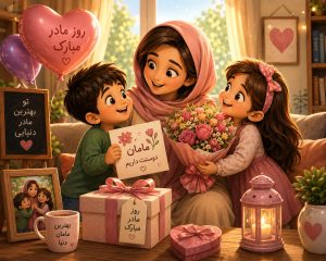 روز مادر طرح نقاشی
