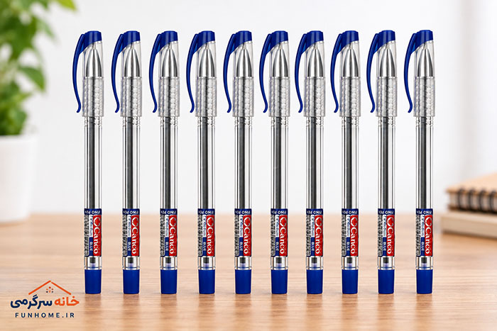 خودکار آبی Canao مدل Fine Pen بسته ۱۰ عددی