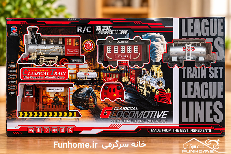 لگو قطار کلاسیک کنترلی مدل Classical Train | ست ۲۰ تکه