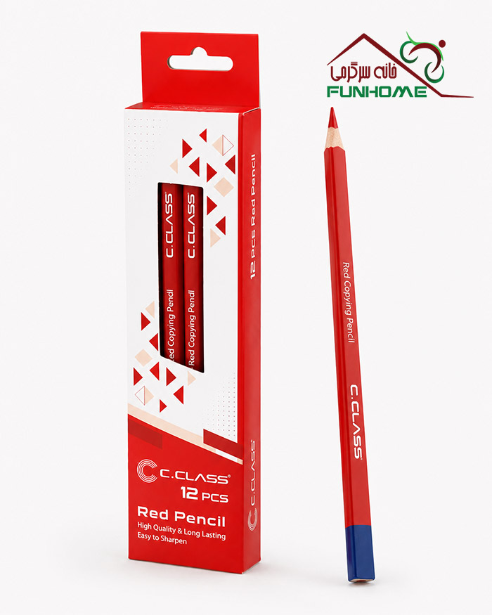 مداد قرمز C.CLASS مدل Red Copying Pencil