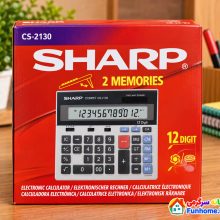 ماشین حساب رومیزی شارپ SHARP CS-2130 دوازده رقمی – اصلی