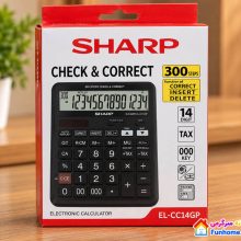ماشین حساب رومیزی شارپ SHARP EL-CC14GP چهارده رقمی