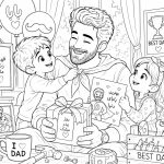 روز پدر برای نقاشی