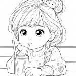 صفحه رنگ آمیزی پارک و طبیعت برای کودکان | طرح خلاقانه و آرامش‌بخش