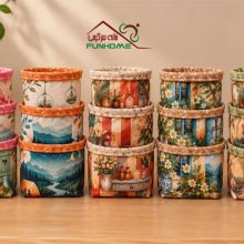 پارچه پنلی آماده دوخت باکس نظم‌دهنده | طرح های فانتزی