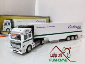 اسباب بازی ماشین تریلی فلزی
