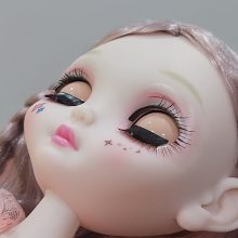 عروسک مفصلی چشم تیله‌ای ۳۰ سانتی‌متر